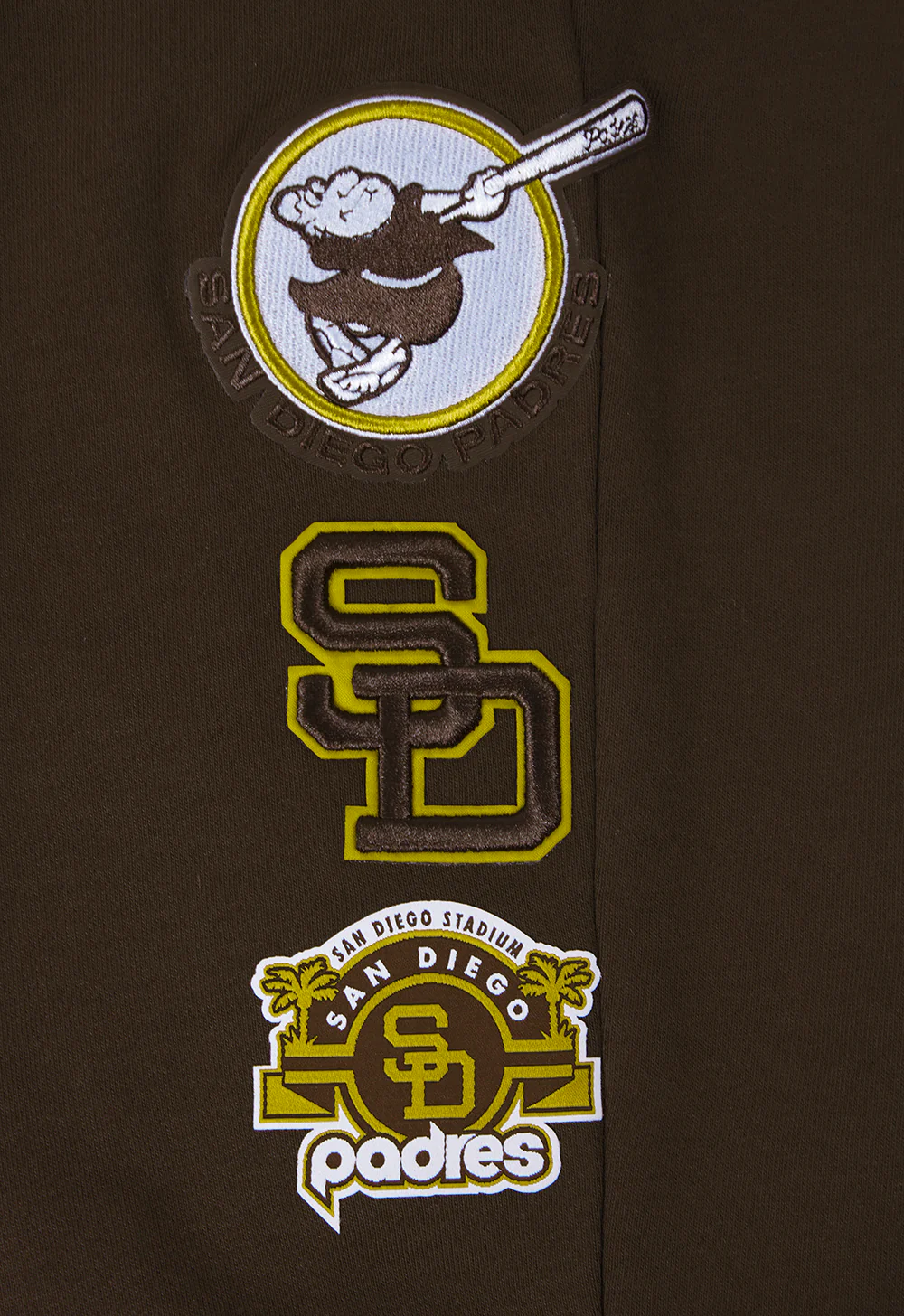 MLB SAN DIEGO PADRES RETRO CLASSIC WOMEN'S RIB SWEATPANT (BROWN) - Image 5