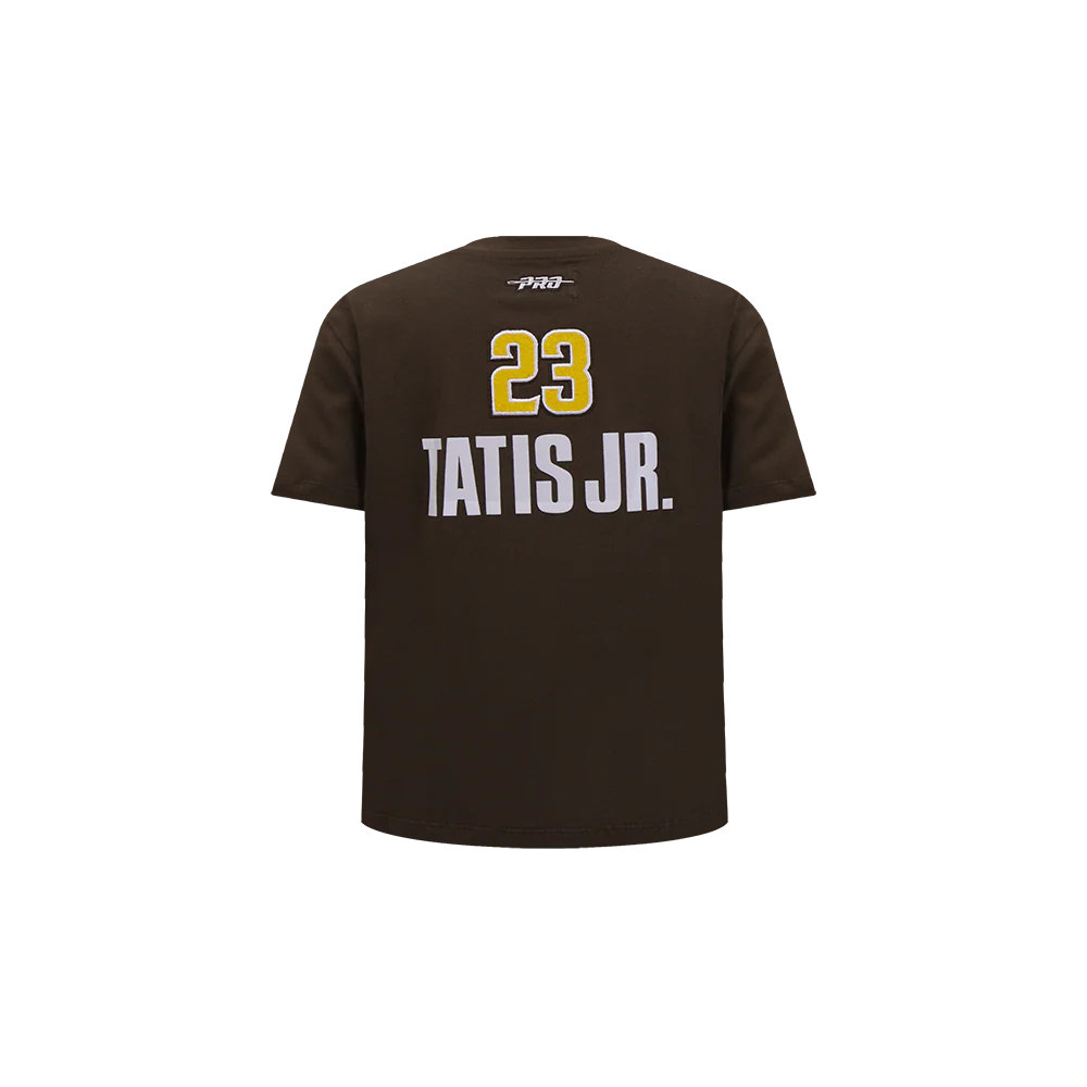 MLB SAN DIEGO PADRESFERNANDO TATIS #23 CLASSIC PLAYER NAME AND NUMBER TODDLER BOY'S TAPING (BROWN) - Image 4