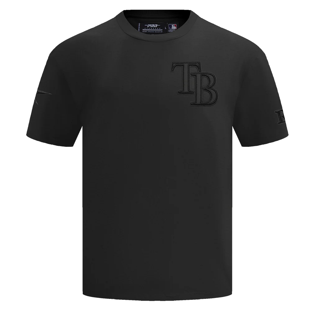 MLB TAMPA BAY RAYS NEUTRAL MEN'S DROP SHOULDER TOP (BLACK)