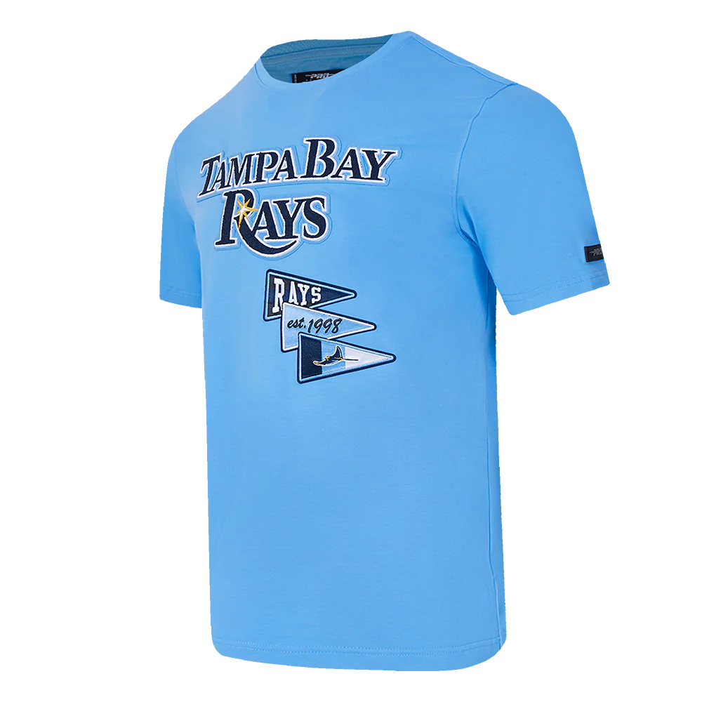 MLB TAMPA BAY RAYS TEAM PENNATS MEN'S WORDMARK SJ TEE (UNIVERSITY BLUE) - Image 2
