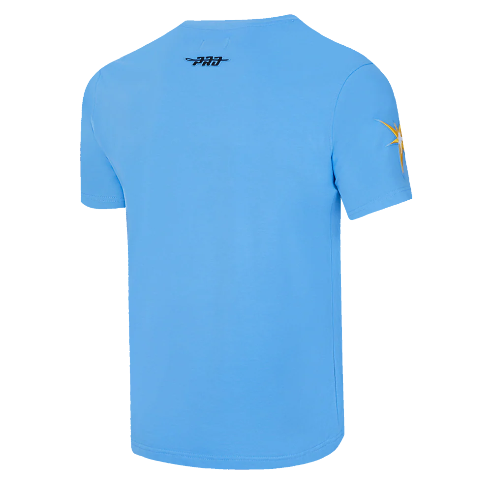 MLB TAMPA BAY RAYS TEAM PENNATS MEN'S WORDMARK SJ TEE (UNIVERSITY BLUE) - Image 4