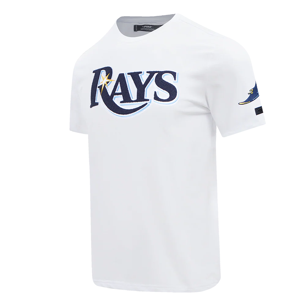 MLB TAMPA BAY RAYS CLASSIC CHENILLE MEN'S TOP (WHITE) - Image 2