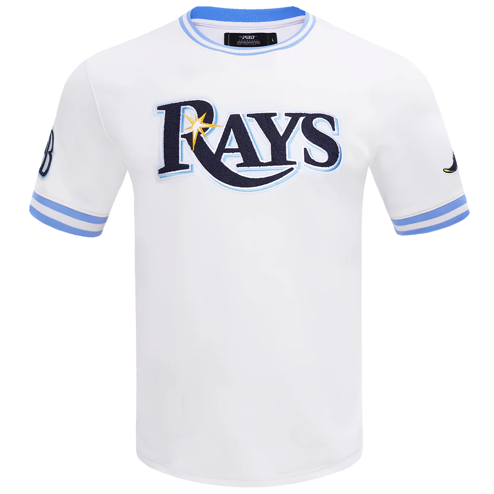 MLB TAMPA BAY RAYS CLASSIC CHENILLE MEN'S TOP (WHITE)