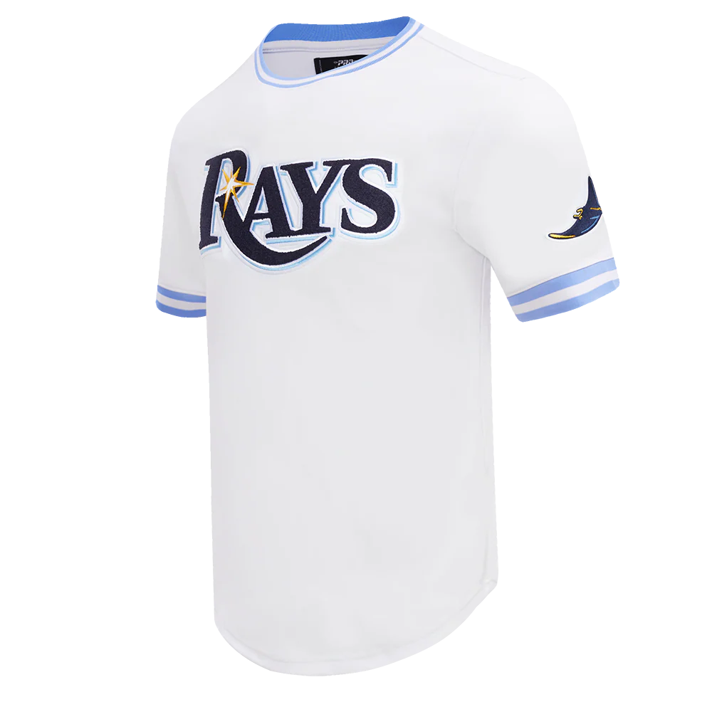 MLB TAMPA BAY RAYS CLASSIC CHENILLE MEN'S TOP (WHITE) - Image 2