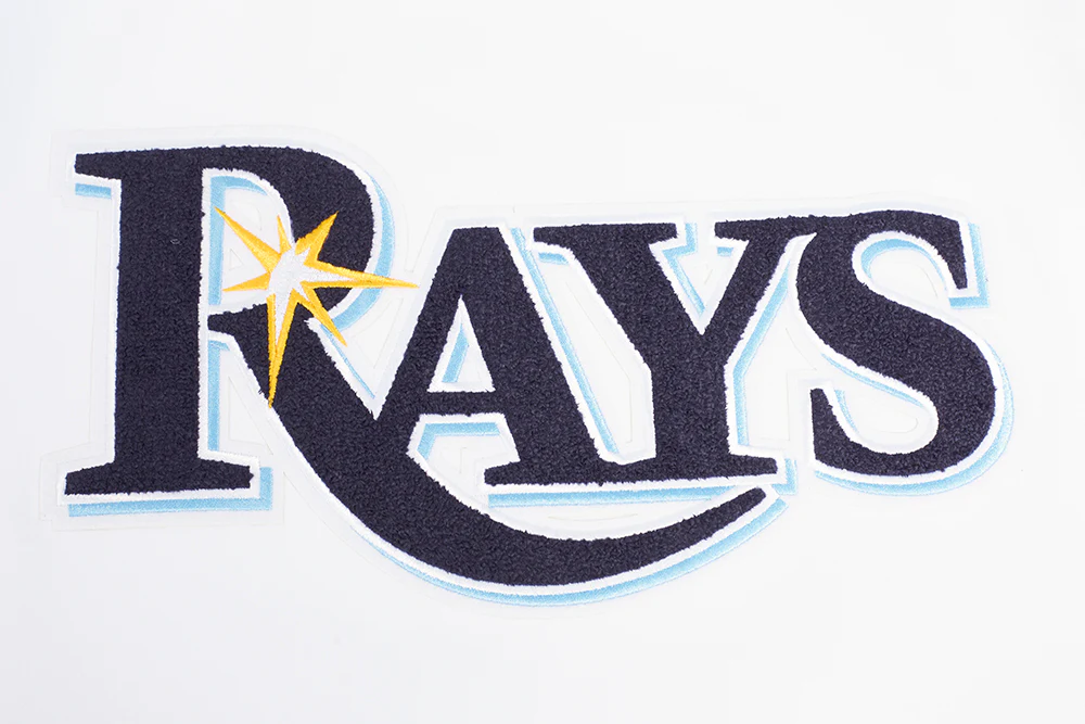 MLB TAMPA BAY RAYS CLASSIC CHENILLE MEN'S TOP (WHITE) - Image 5