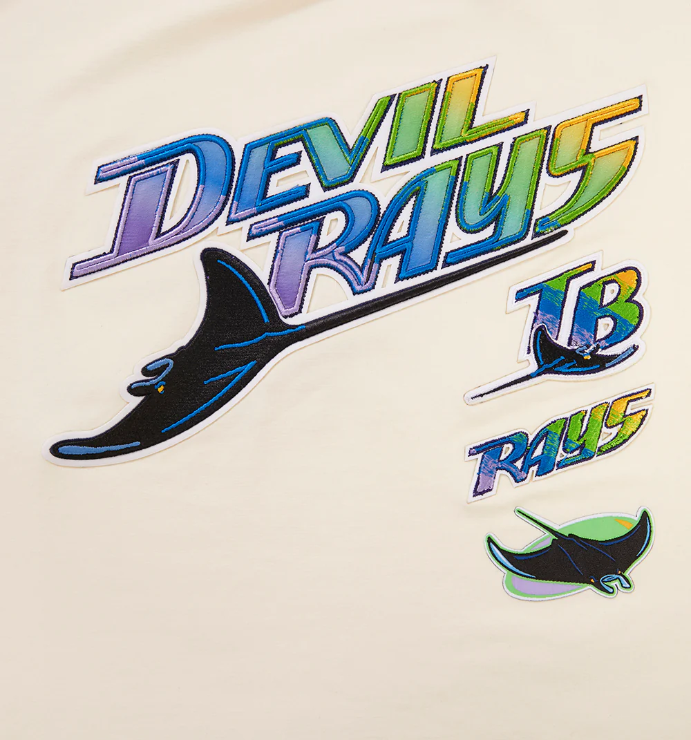 MLB TAMPA DEVIL RAYS RETRO CLASSIC MEN'S TOP (EGGSHELL/ MIDNIGHT NAVY) - Image 5