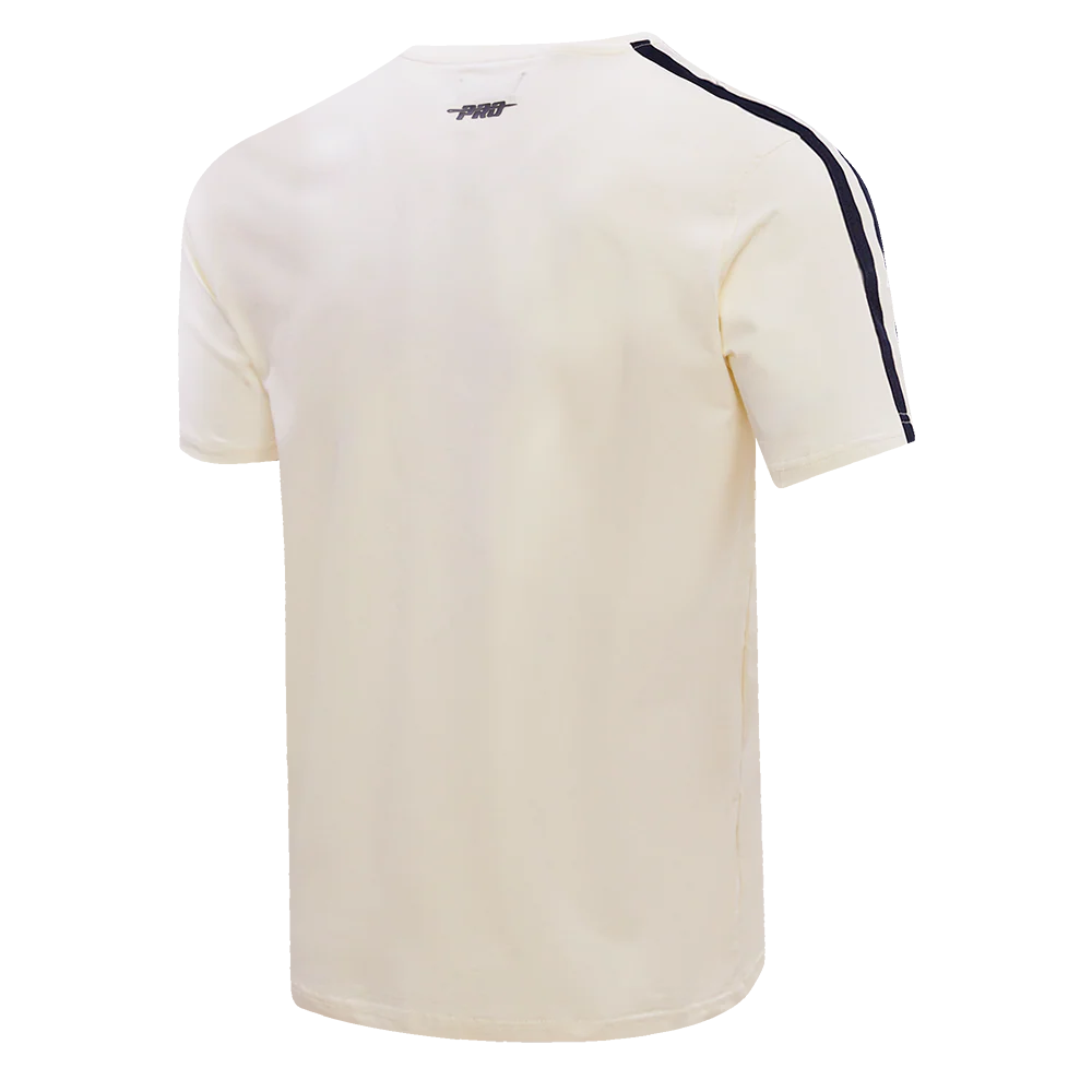 MLB TAMPA DEVIL RAYS RETRO CLASSIC MEN'S STRIPED TOP (EGGSHELL/ MIDNIGHT NAVY) - Image 4