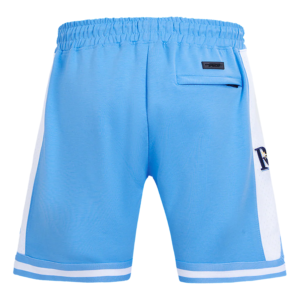 MLB TAMPA BAY RAYS SCRIPT TAIL MEN'S DOUBLE KNIT 2.0 SHORT (UNIVERSITY BLUE) - Image 3