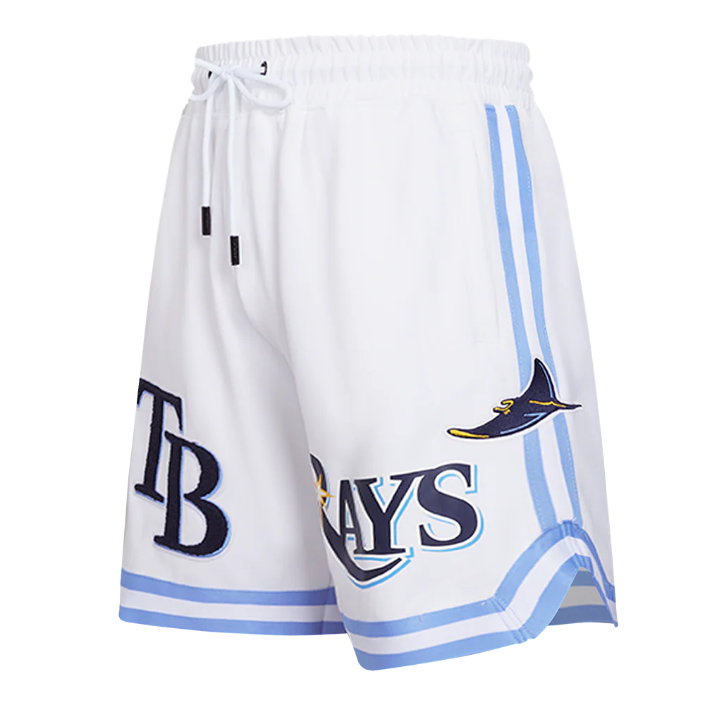 MLB TAMPA BAY RAYS CLASSIC CHENILLE MEN'S SHORT (WHITE)