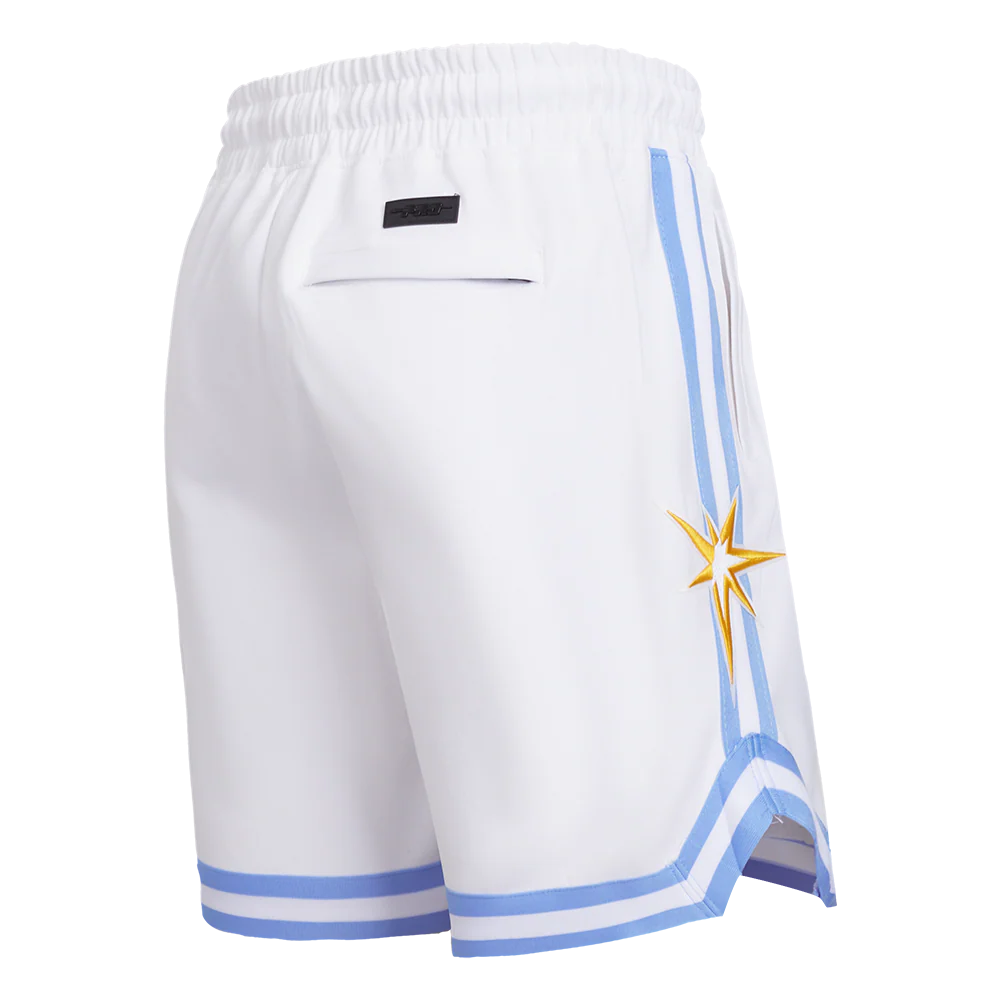 MLB TAMPA BAY RAYS CLASSIC CHENILLE MEN'S SHORT (WHITE) - Image 4