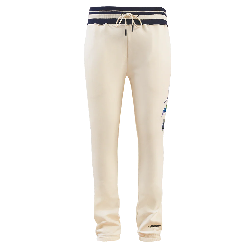 MLB TAMPA DEVIL RAYS RETRO CLASSIC MEN'S SWEATPANT (EGGSHELL/ MIDNIGHT NAVY) - Image 2