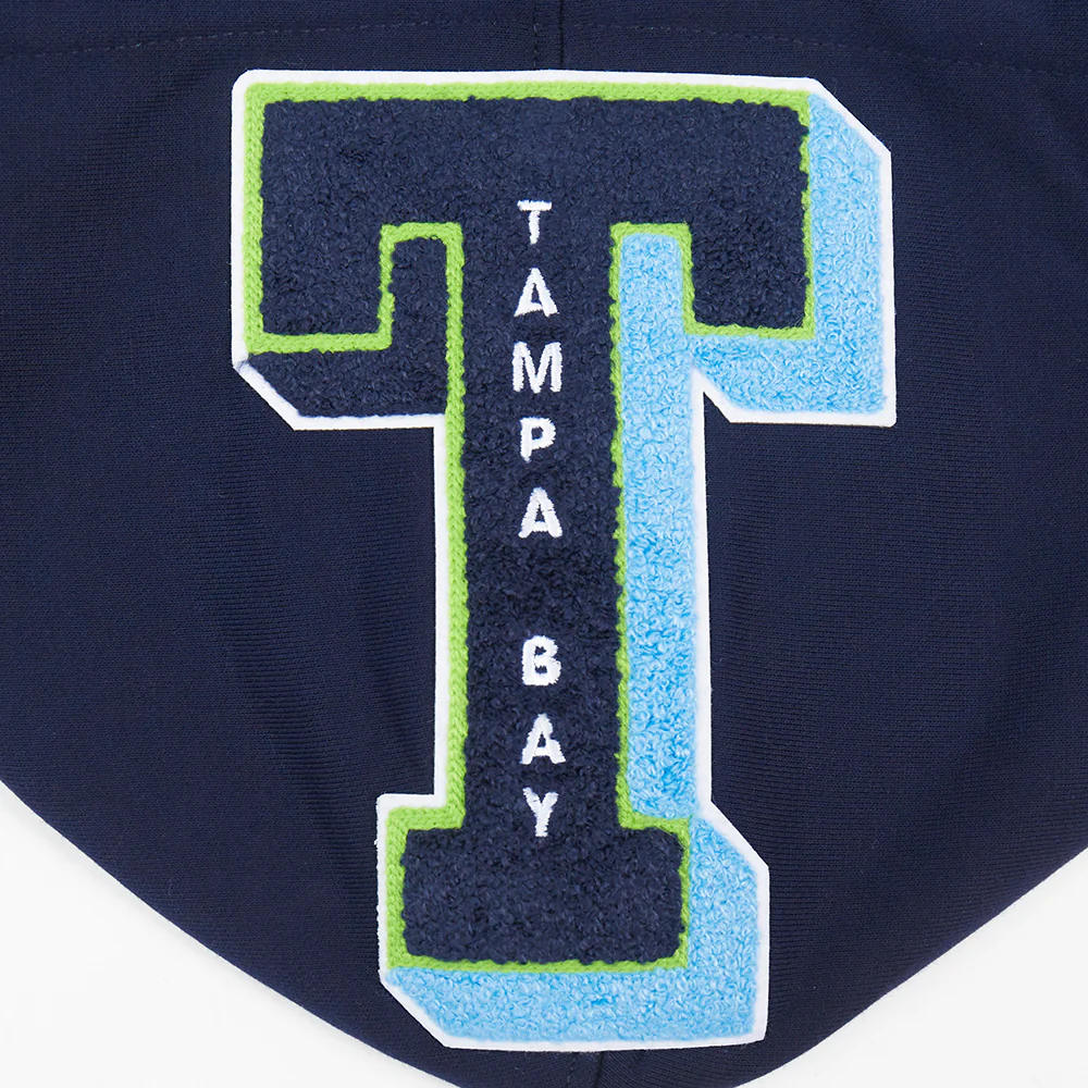MLB TAMPA BAY RAYS MASHUP MEN'S RIB PULLOVER HOODIE (MIDNIGHT NAVY) - Image 8