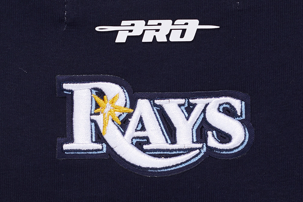 MLB TAMPA BAY RAYS SCRIPT TAIL WOMEN'S BOYFRIEND TOP (MIDNIGHT NAVY) - Image 6