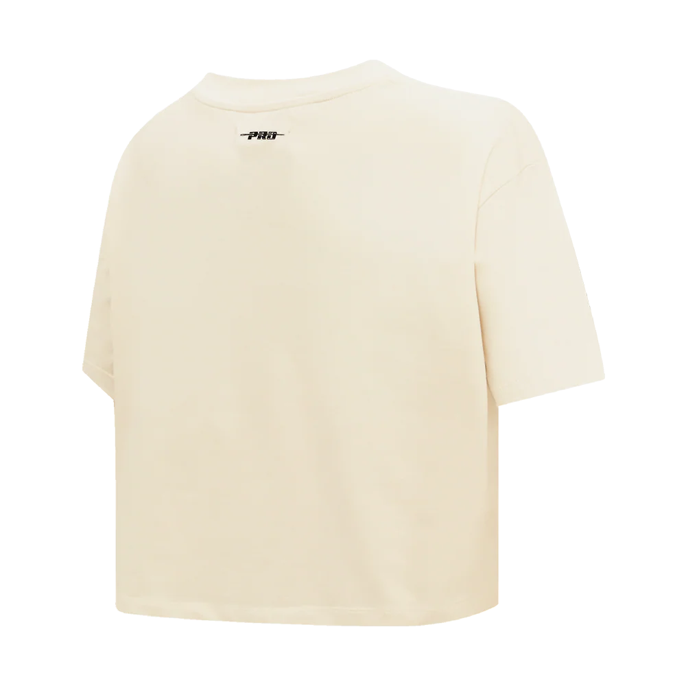 MLB TAMPA BAY RAYS RETRO CLASSIC WOMEN'S BOXY TOP (EGGSHELL) - Image 3