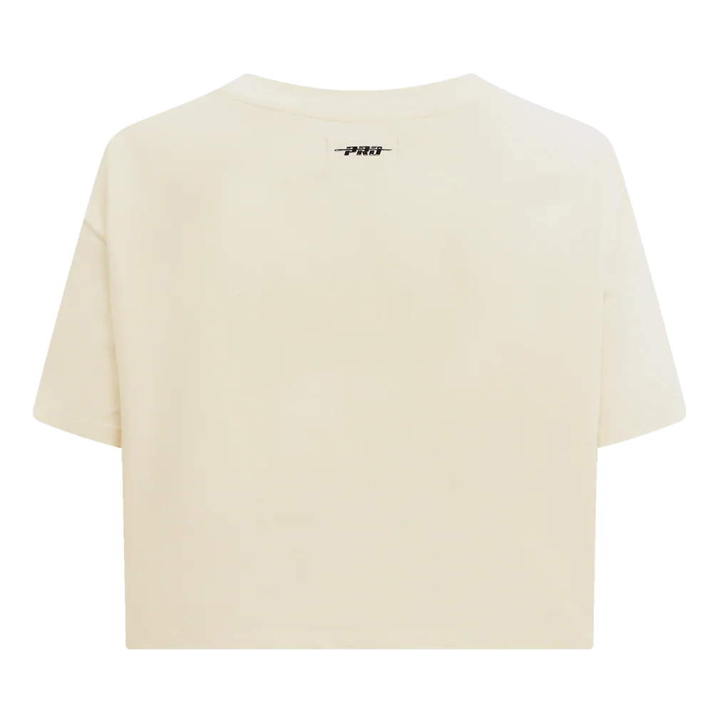 MLB TAMPA BAY RAYS RETRO CLASSIC WOMEN'S BOXY TOP (EGGSHELL) - Image 4