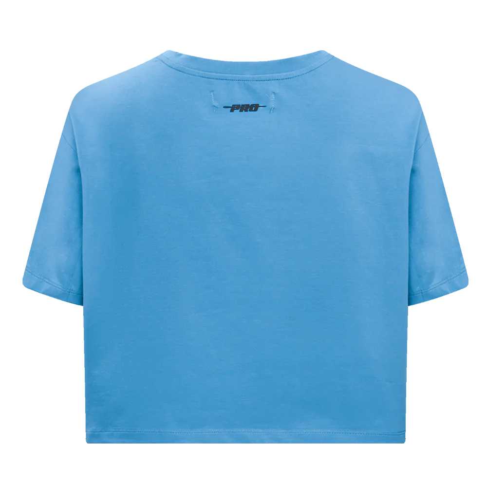 MLB TAMPA BAY RAYS RETRO CLASSIC WOMEN'S BOXY TOP (UNIVERSITY BLUE) - Image 4