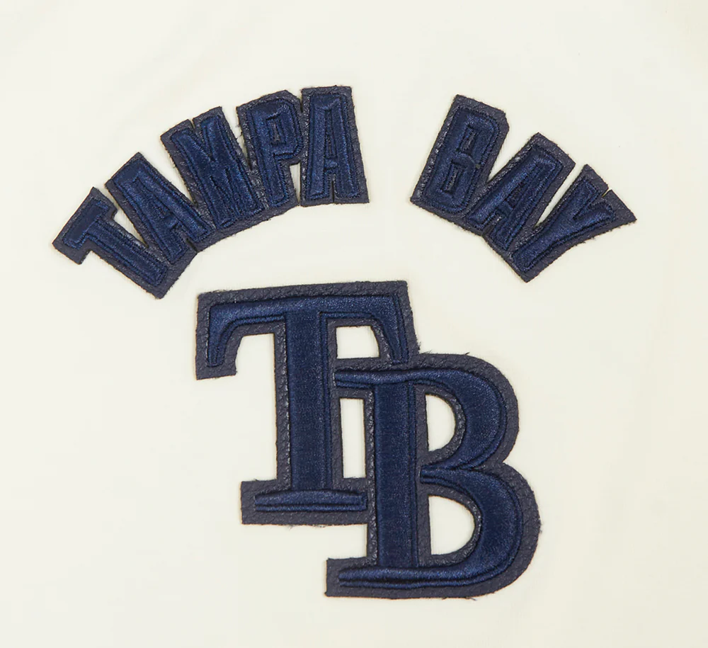 MLB TAMPA BAY RAYS TRIPLE TONAL RELAXED FIT WOMEN'S RACERBACK (EGGSHELL) - Image 5