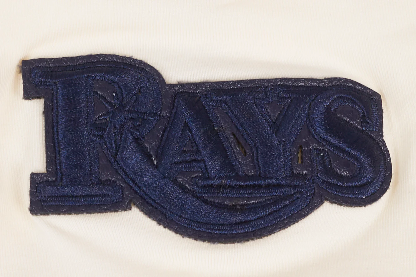 MLB TAMPA BAY RAYS TRIPLE TONAL BODYCON WOMEN'S DRESS (EGGSHELL) - Image 6