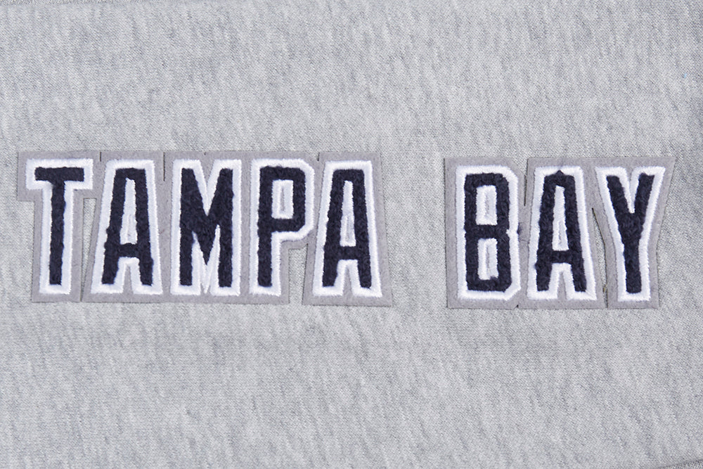 MLB TAMPA BAY RAYS CLASSIC WOMEN'S FLEECE HOODIE DRESS (HEATHER GREY) - Image 6