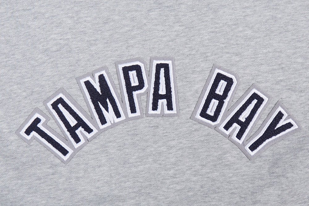MLB TAMPA BAY RAYS CLASSIC WOMEN'S FLEECE HOODIE DRESS (HEATHER GREY) - Image 8