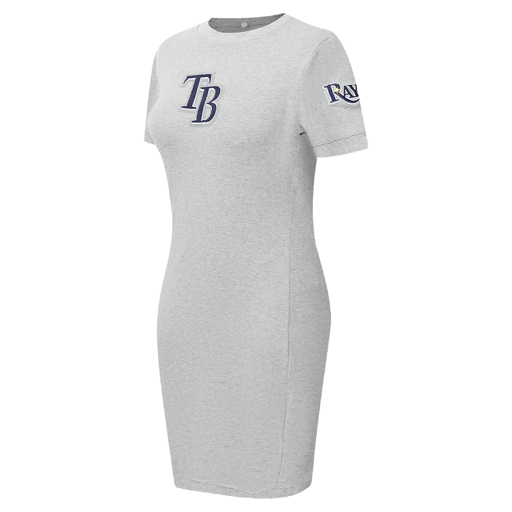 MLB TAMPA BAY RAYS CLASSIC WOMEN'S BODYCON DRESS (HEATHER GREY) - Image 2
