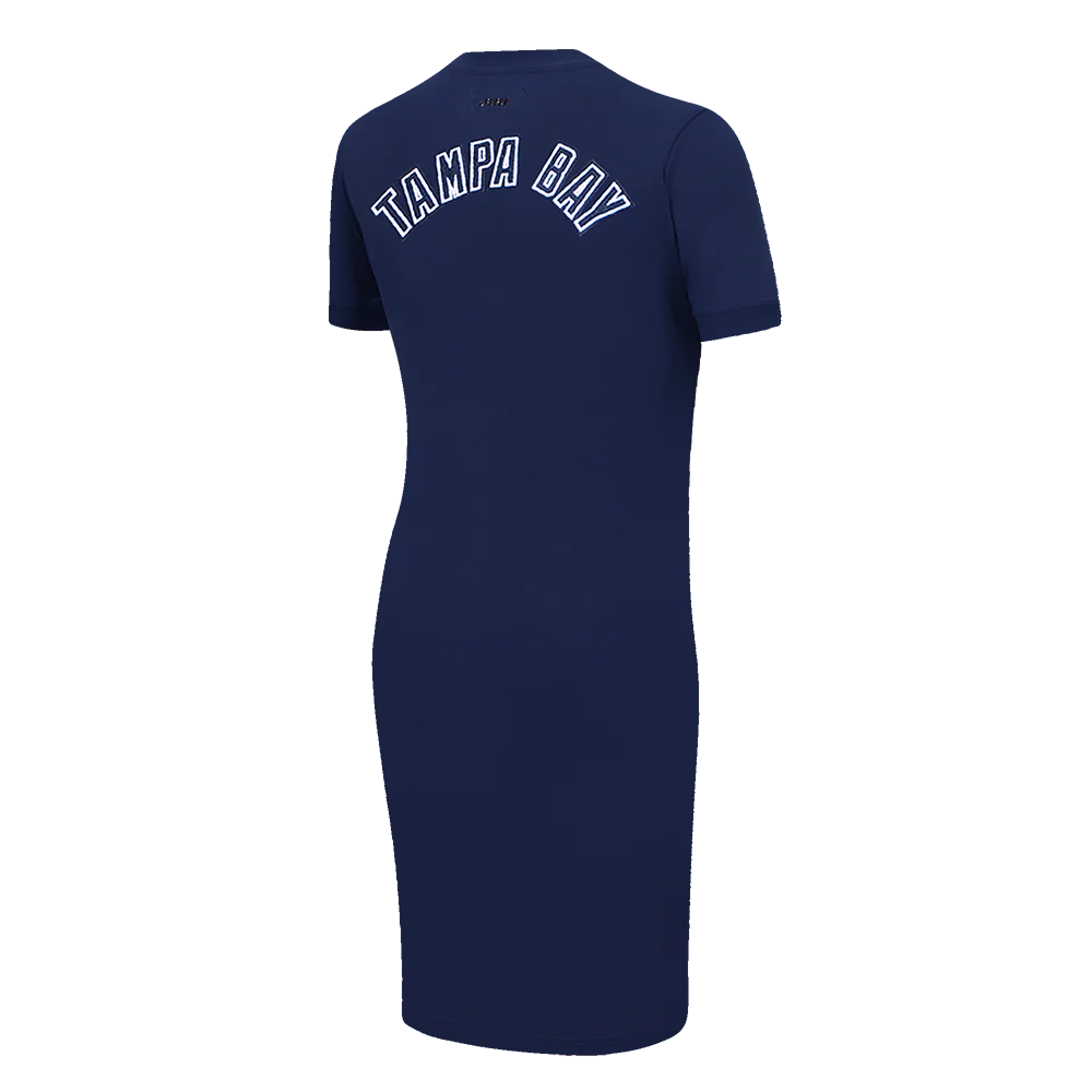 MLB TAMPA BAY RAYS CLASSIC WOMEN'S BODYCON DRESS (MIDNIGHT NAVY) - Image 4