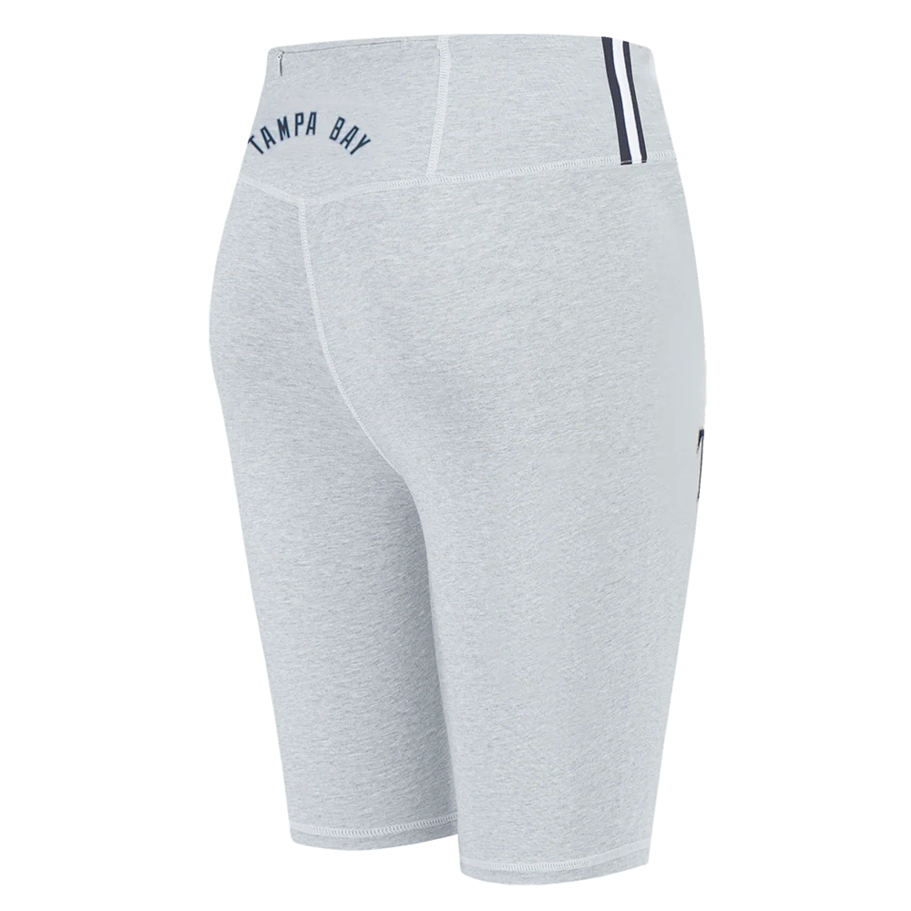 MLB TAMPA BAY RAYS CLASSIC WOMEN'S COTTON BIKE SHORT (HEATHER GREY) - Image 3