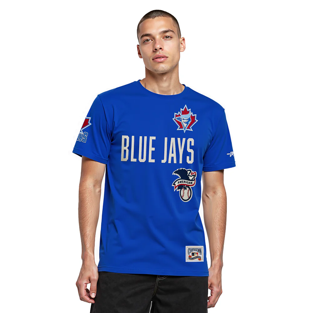 MLB TORONTO BLUE JAYS MODERN ORIGINALS MEN'S SJ TEE (ROYAL BLUE)