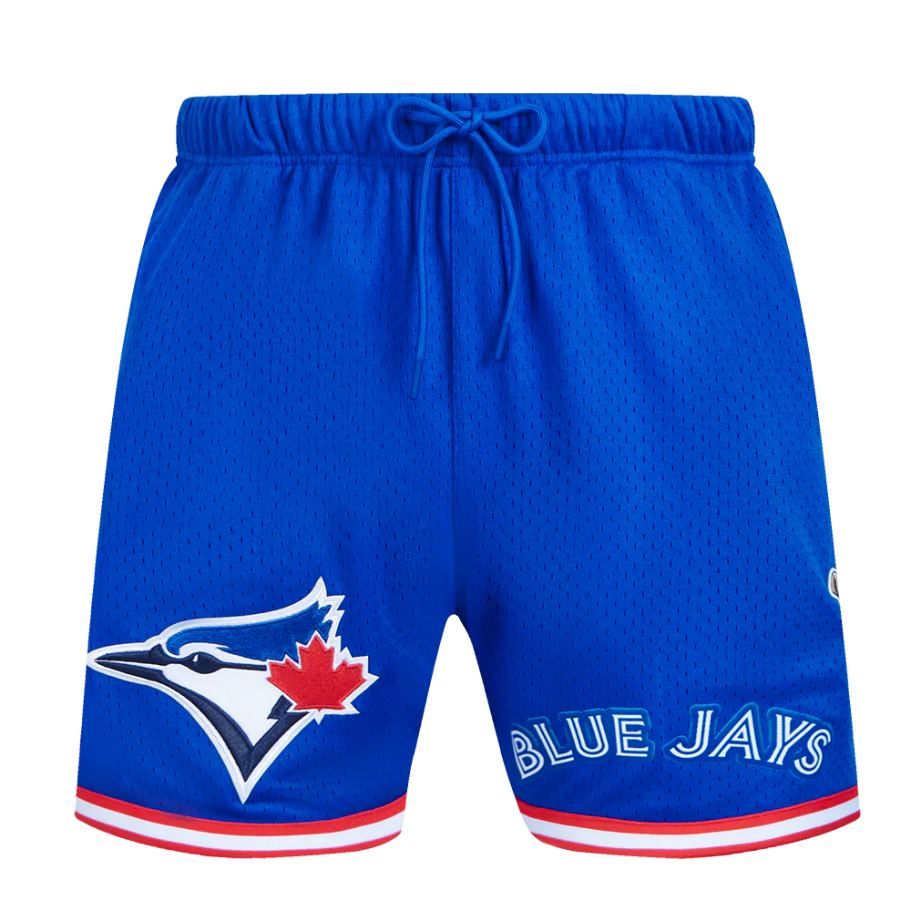 MLB TORONTO BLUE JAYS CLASSIC MESH MEN'S SHORT (ROYAL BLUE/RED) - Image 2