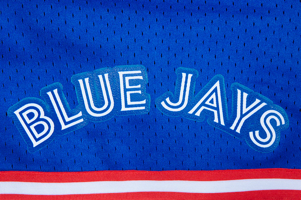 MLB TORONTO BLUE JAYS CLASSIC MESH MEN'S SHORT (ROYAL BLUE/RED) - Image 5