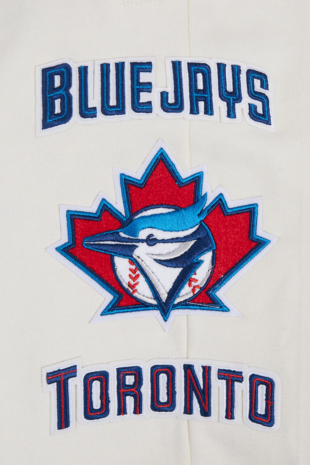 MLB TORONTO BLUE JAYS RETRO CLASSIC MEN'S RIB SWEATPANT (EGGSHELL/ UNIVERSITY BLUE) - Image 5