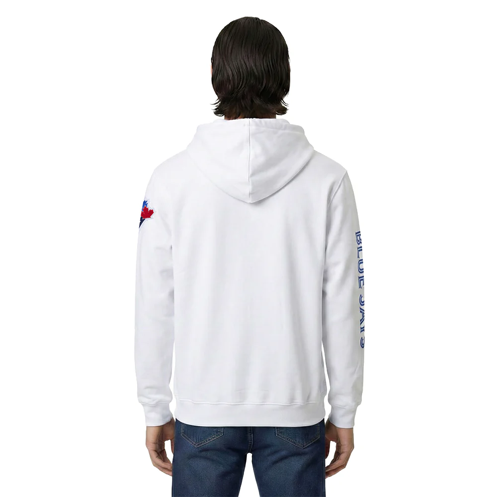 MLB TORONTO BLUE JAYS VLADIMIR GUERRERO JR #27 AVATAR MEN'S FLC PO HOODIE (WHITE) - Image 2
