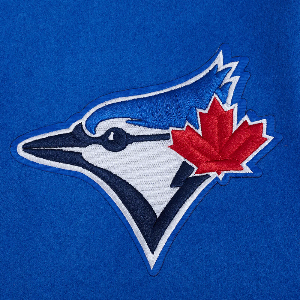 MLB TORONTO BLUE JAYS CITY ARCH MEN'S WOOL VARSITY JACKET (ROYAL BLUE/WHITE) - Image 6