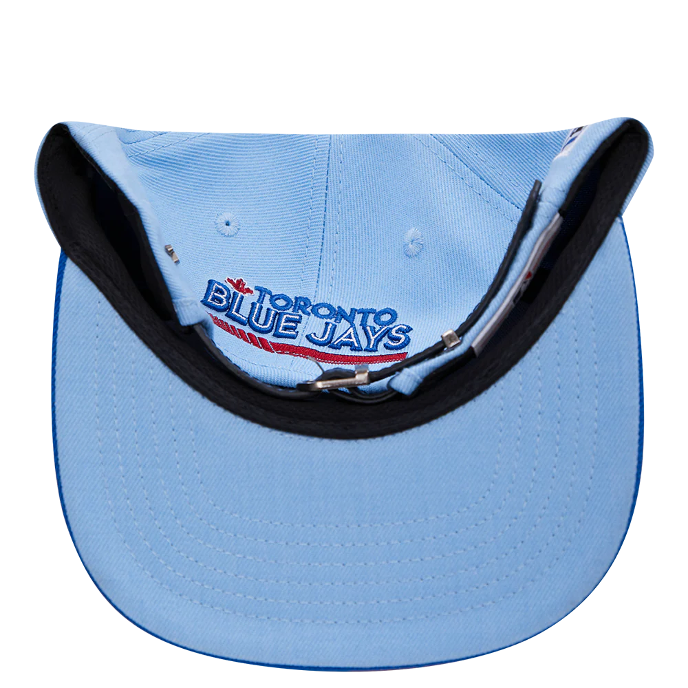 MLB TORONTO BLUE JAYS FAST LANE LOGO WOOL STRAPBACK HAT (UNIVERSITY BLUE/ ROYAL BLUE) - Image 7