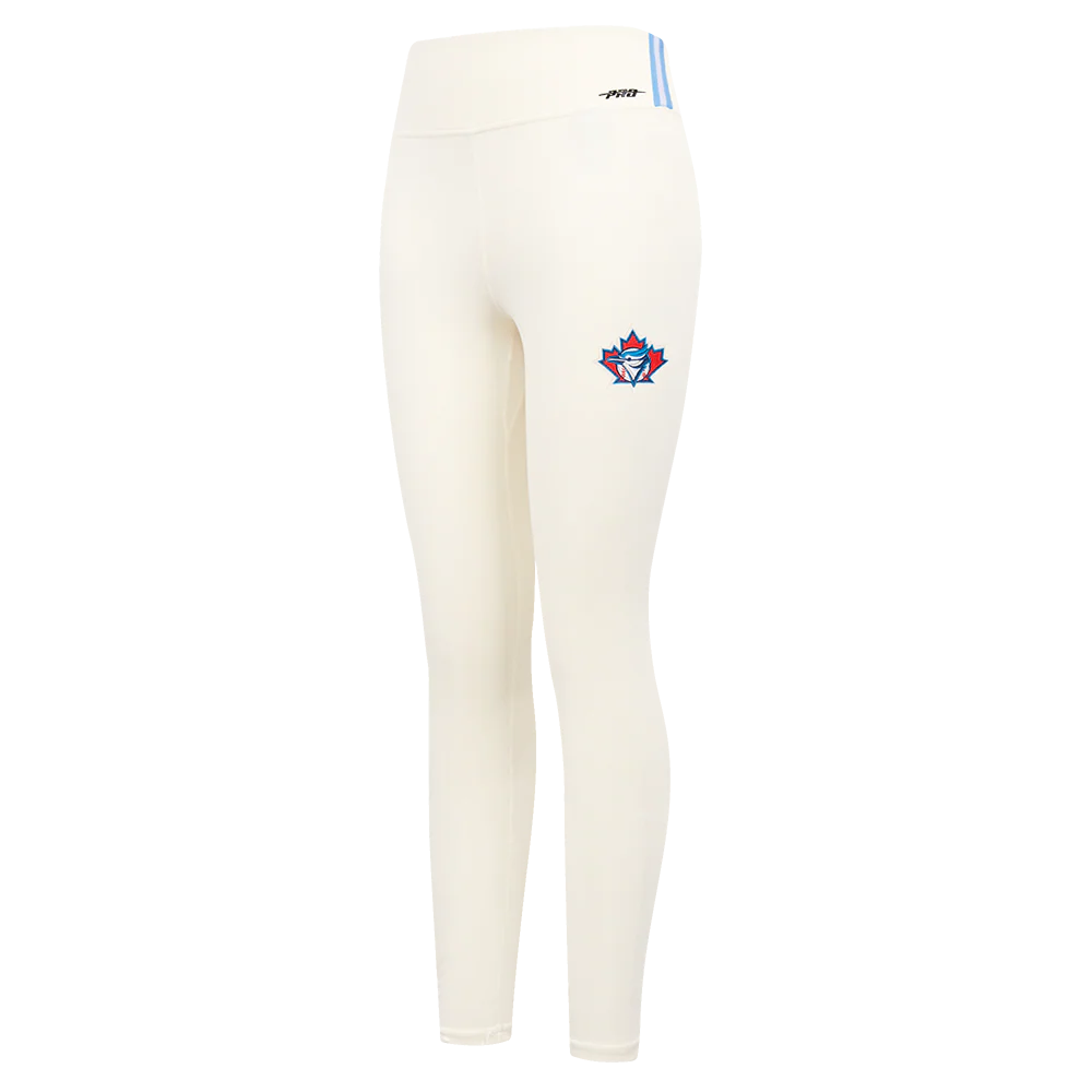 MLB TORONTO BLUE JAYS RETRO CLASSIC WOMEN'S JERSEY LEGGING (EGGSHELL)