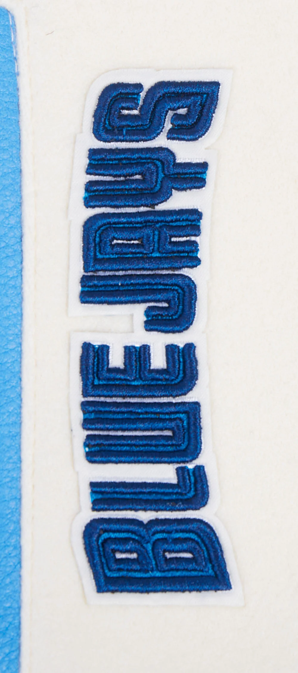 MLB TORONTO BLUE JAYS RETRO CLASSIC WOMEN'S RIB WOOL VARSITY JACKET (EGGSHELL/ UNIVERSITY BLUE) - Image 7
