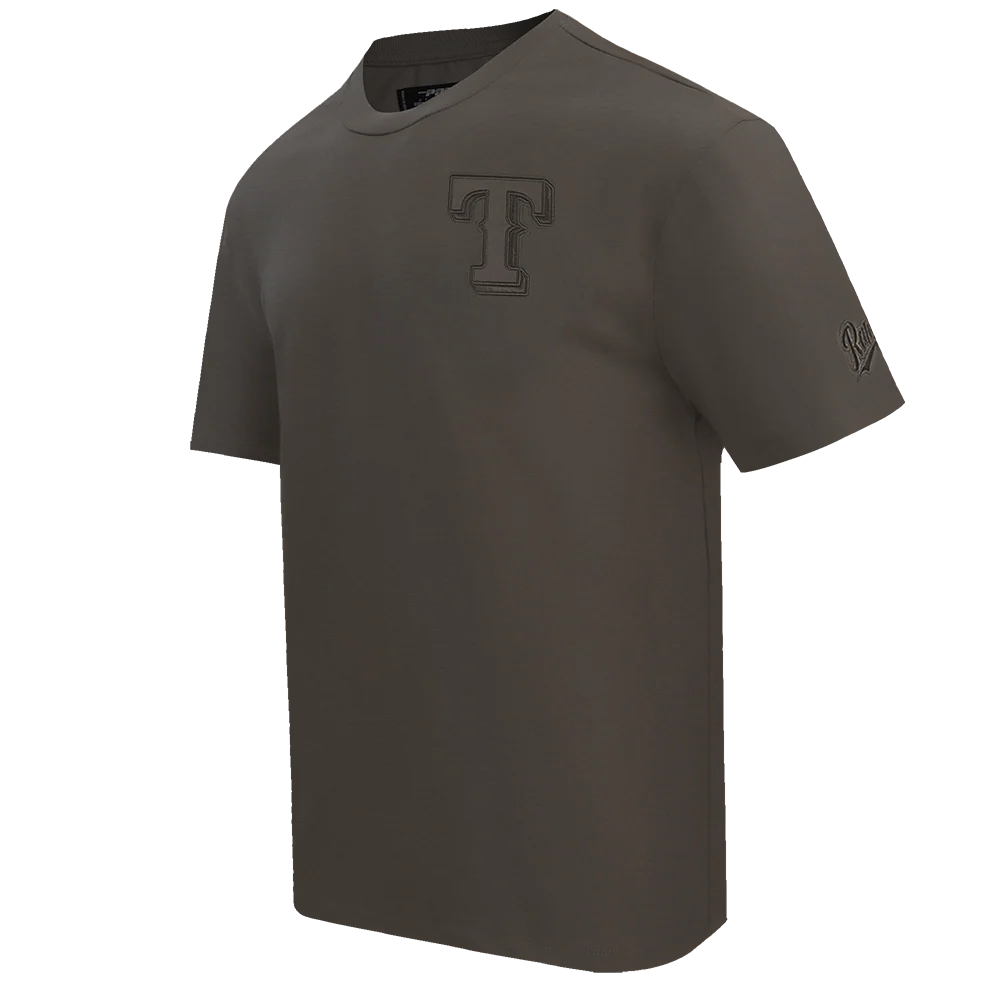 MLB TEXAS RANGERS NEUTRAL MEN'S DROP SHOULDER TOP (DARK TAUPE) - Image 2