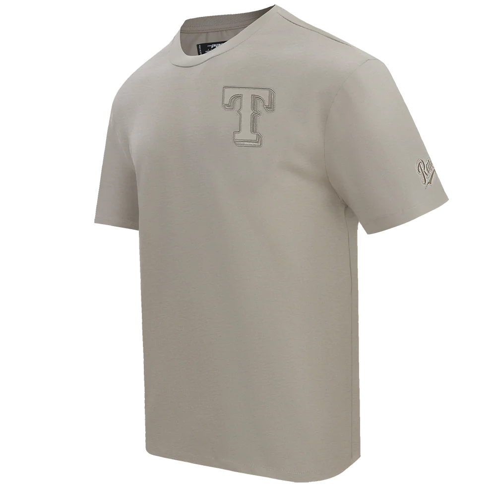 MLB TEXAS RANGERS NEUTRAL MEN'S DROP SHOULDER TOP (TAUPE) - Image 2