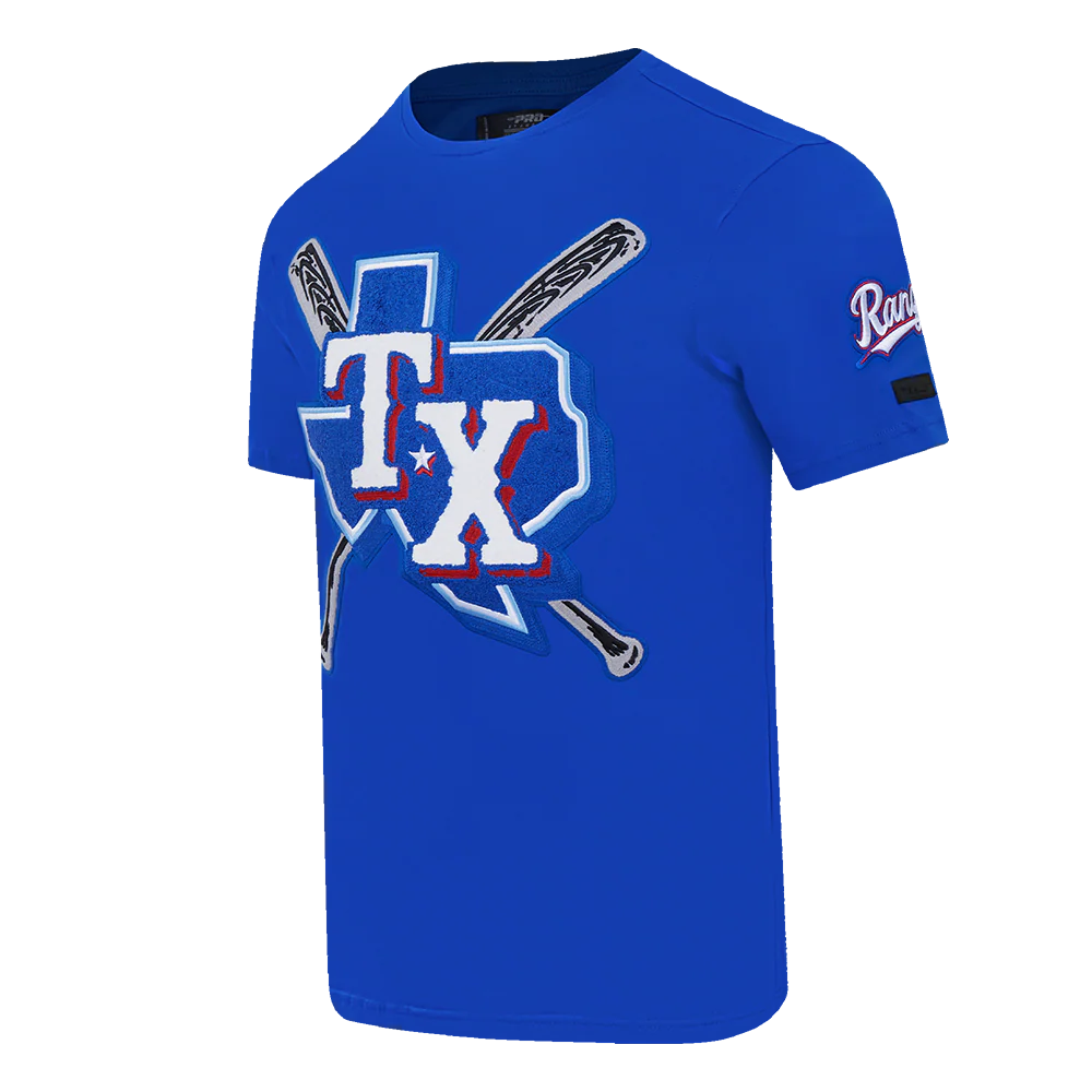 MLB TEXAS RANGERS MASHUP MEN'S TOP (ROYAL BLUE) - Image 2