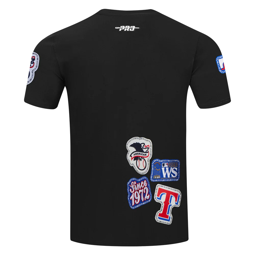 MLB TEXAS RANGERS DIY PICK STITCH MEN'S SJ TEE (BLACK) - Image 3