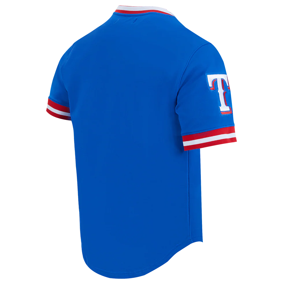 MLB TEXAS RANGERS CLASSIC CHENILLE MEN'S TOP (ROYAL BLUE) - Image 4