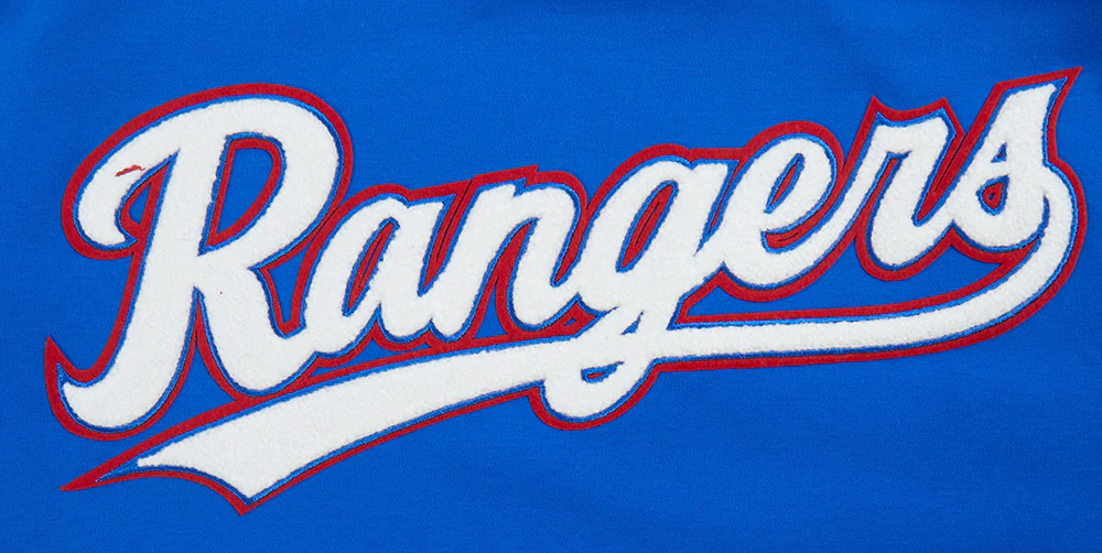 MLB TEXAS RANGERS CLASSIC CHENILLE MEN'S TOP (ROYAL BLUE) - Image 5