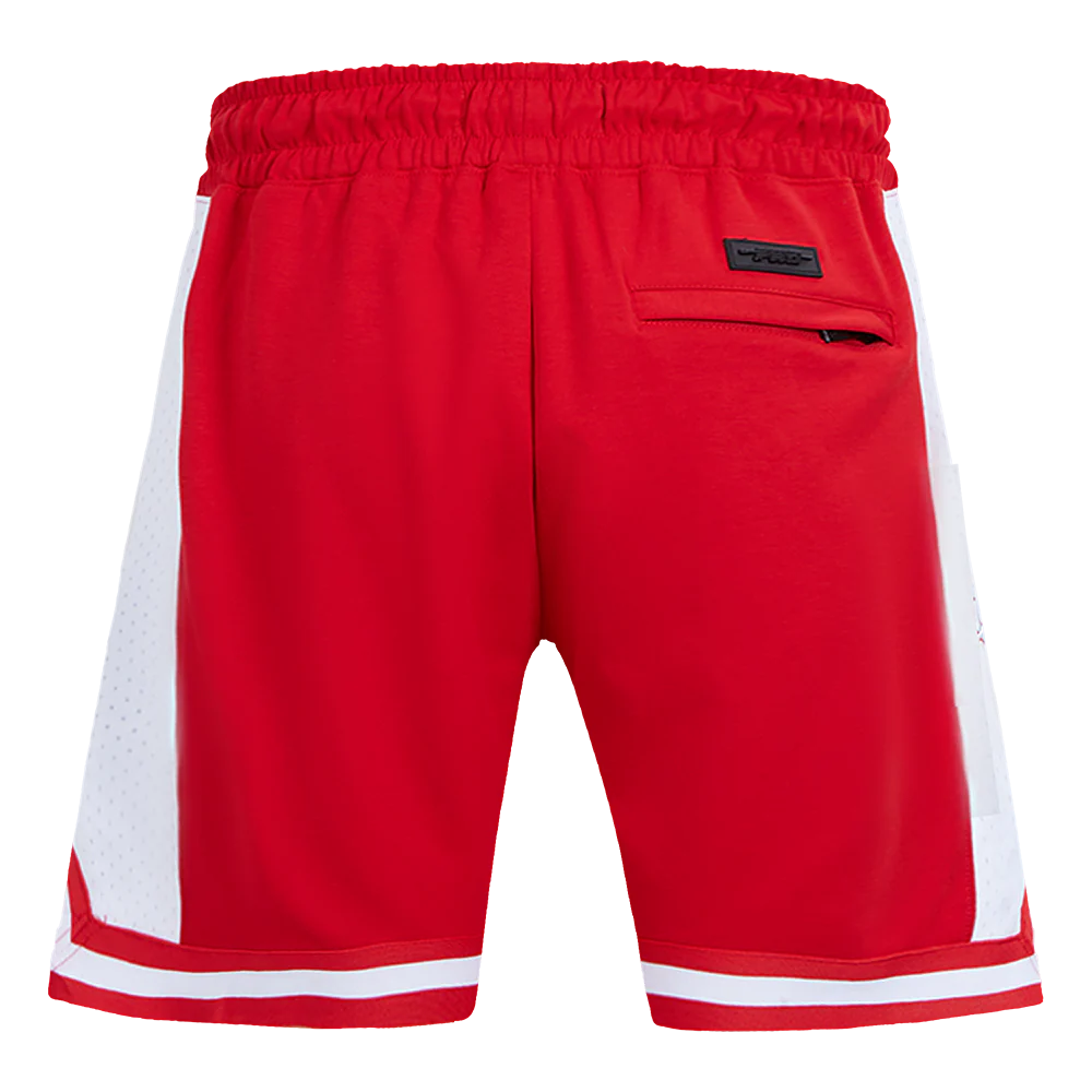 MLB TEXAS RANGERS SCRIPT TAIL MEN'S DOUBLE KNIT 2.0 SHORT (RED) - Image 3