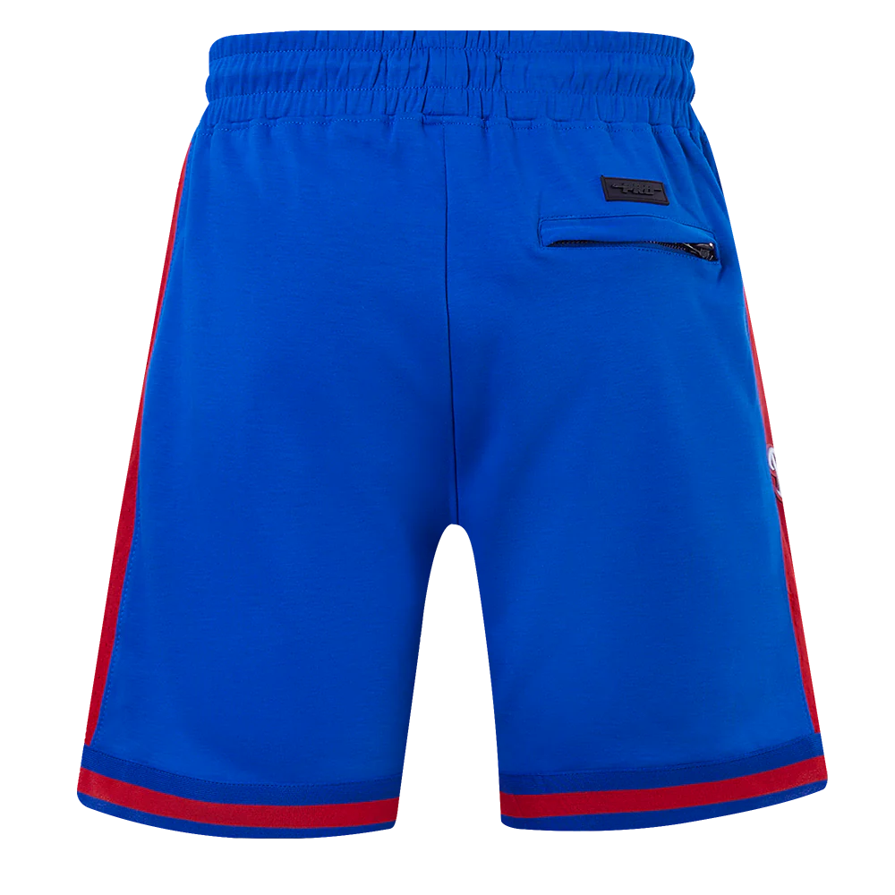 MLB TEXAS RANGERS SCRIPT TAIL MEN'S DOUBLE KNIT 2.0 SHORT (ROYAL BLUE/RED) - Image 4