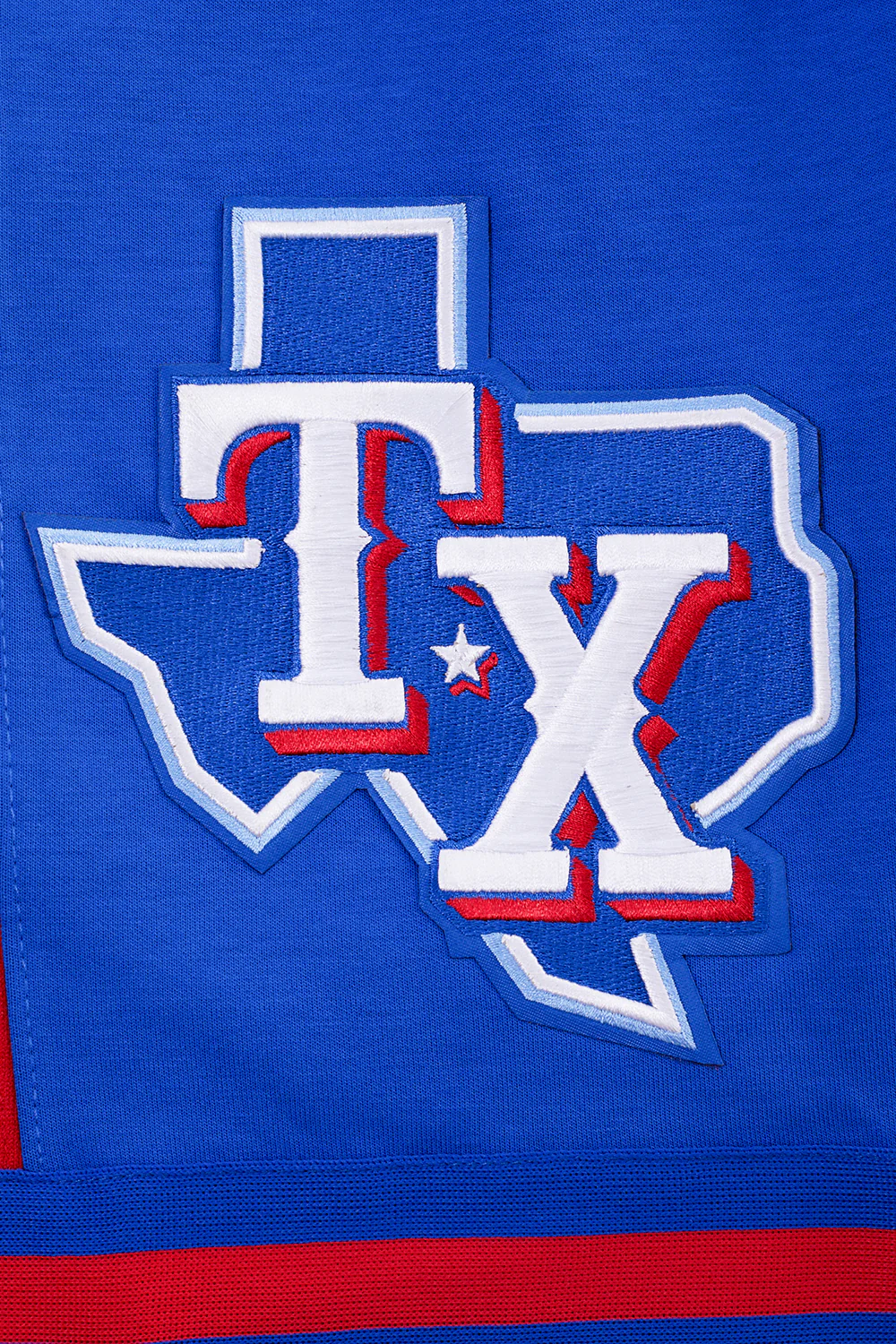MLB TEXAS RANGERS SCRIPT TAIL MEN'S DOUBLE KNIT 2.0 SHORT (ROYAL BLUE/RED) - Image 5