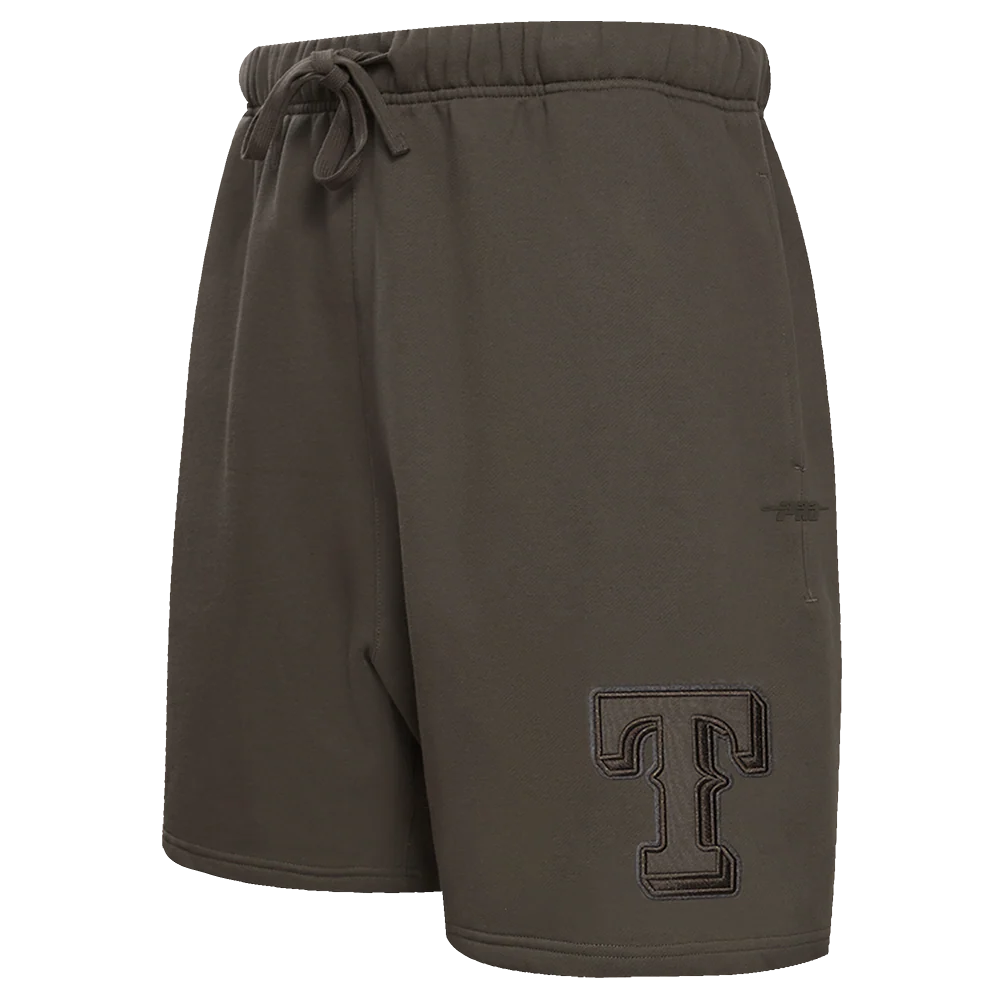 MLB TEXAS RANGERS NEUTRAL MEN'S FLC SHORT (DARK TAUPE)
