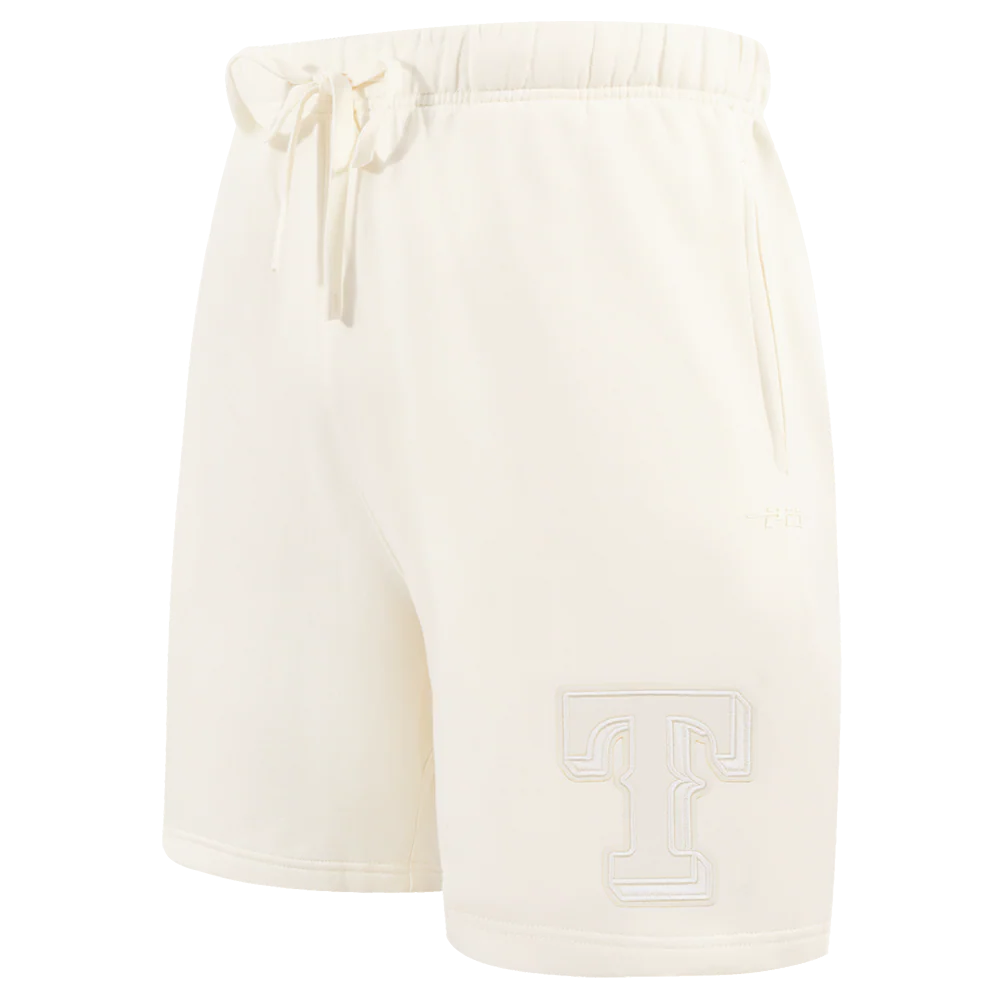 MLB TEXAS RANGERS NEUTRAL MEN'S FLC SHORT (EGGSHELL)