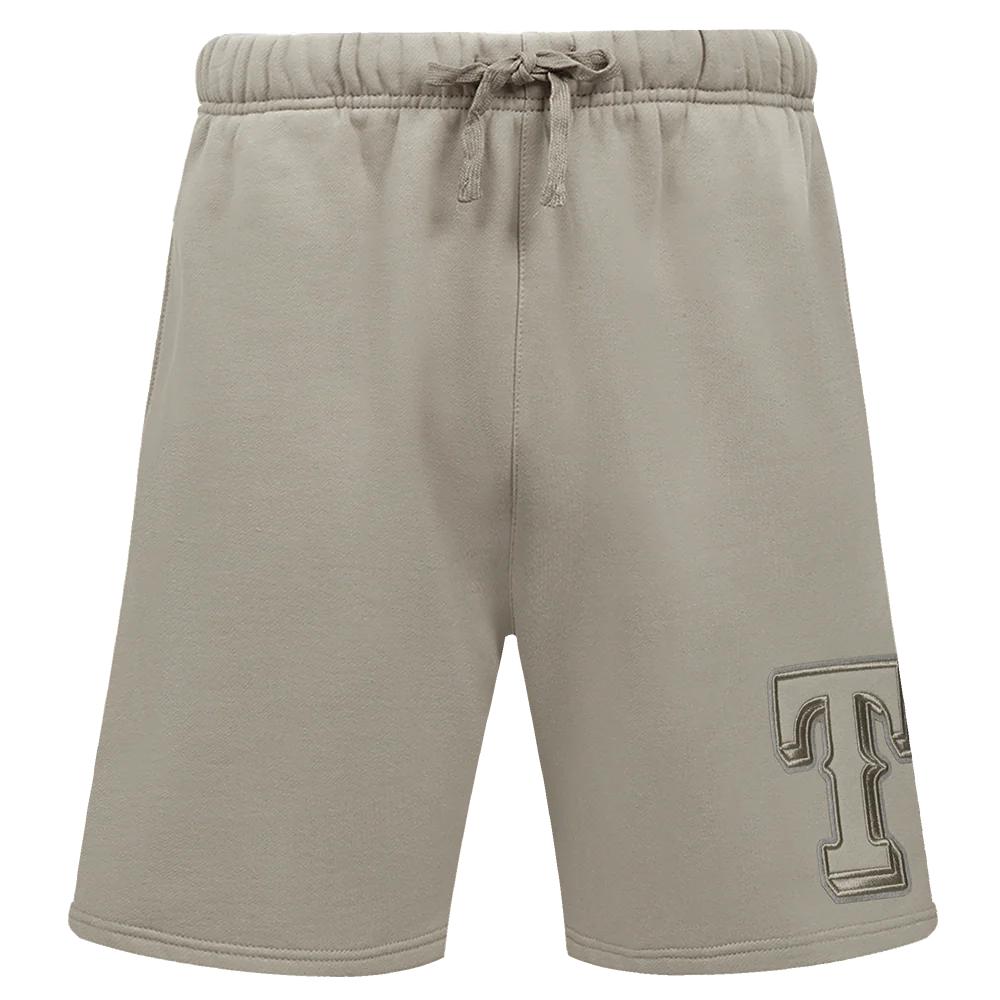 MLB TEXAS RANGERS NEUTRAL MEN'S FLC SHORT (TAUPE) - Image 2