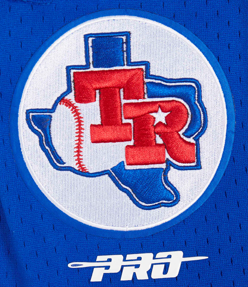 MLB TEXAS RANGERS RETRO CLASSIC MEN'S 2.0 SHORT (EGGSHELL/ROYAL BLUE) - Image 8
