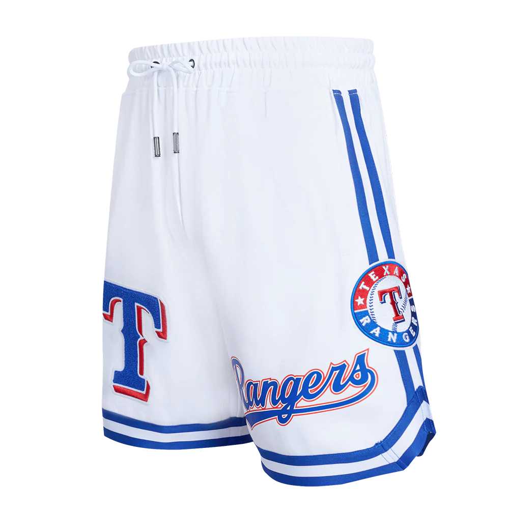 MLB TEXAS RANGERS CLASSIC CHENILLE MEN'S SHORT (WHITE)